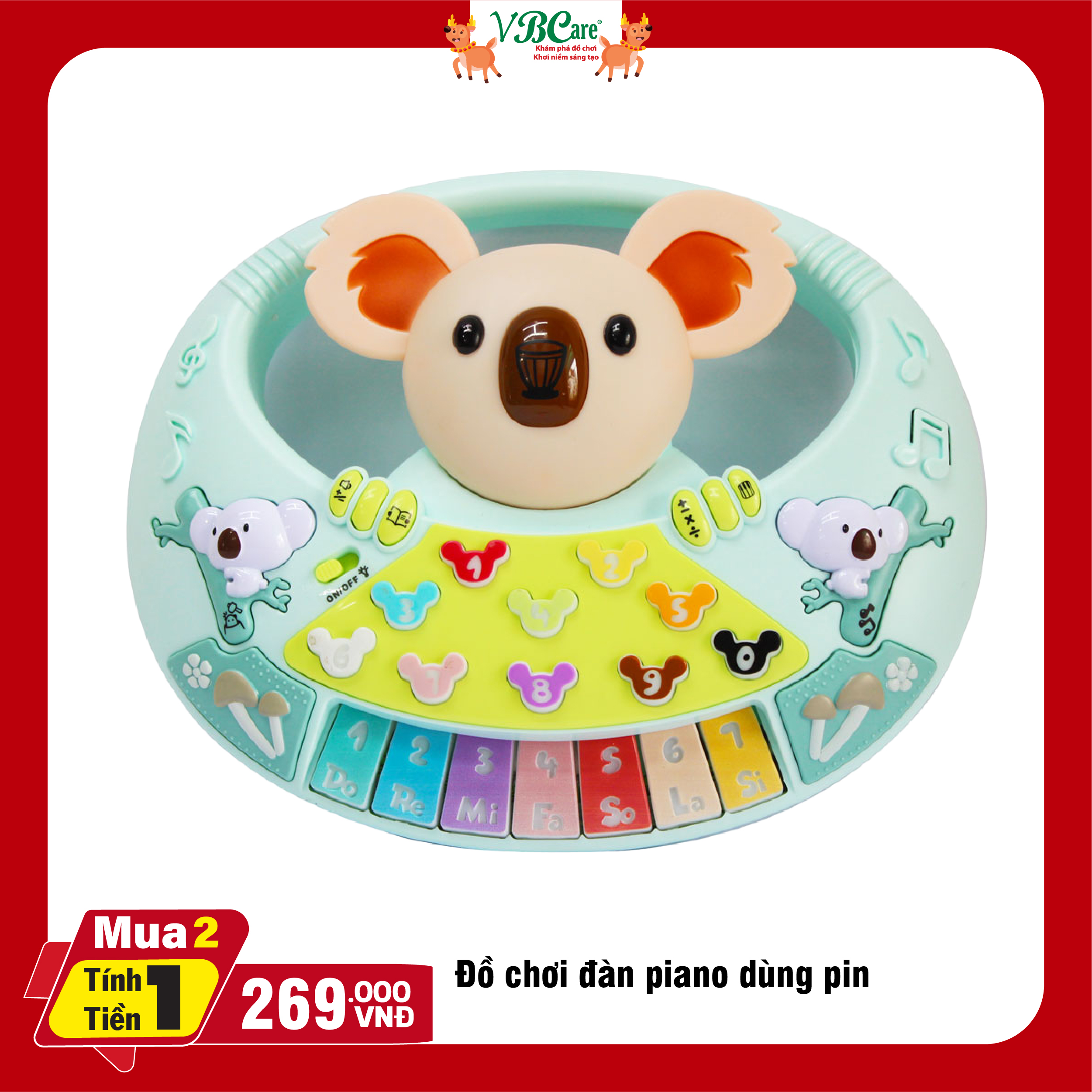 mua 2 tính tiền 1