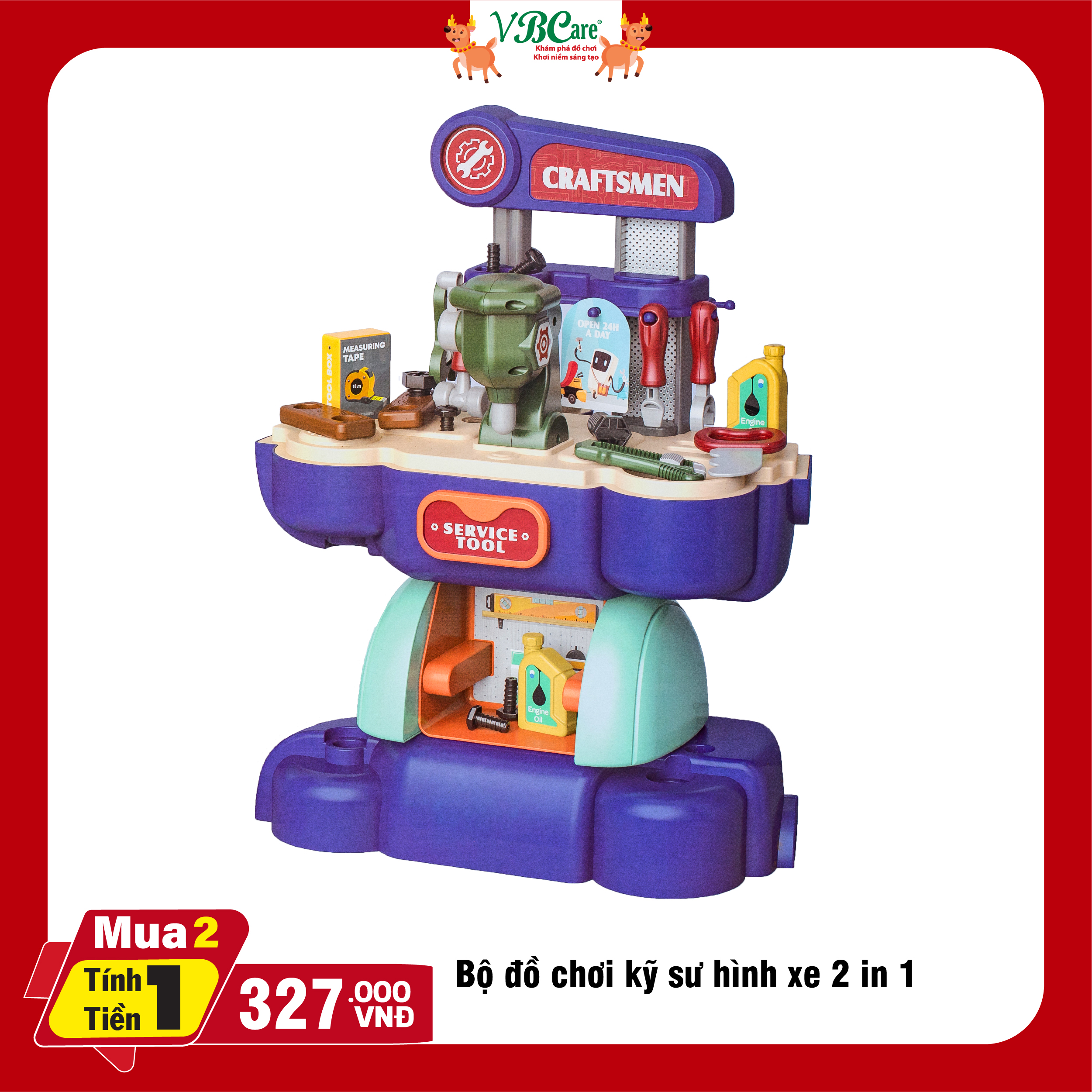 mua 2 tính tiền 1
