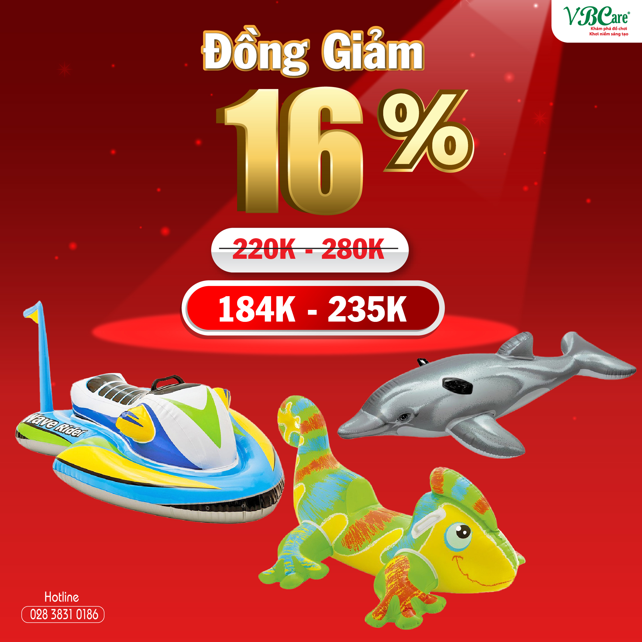 Đồ chơi đi biển ngày hè - phao chính hãng INTEX 