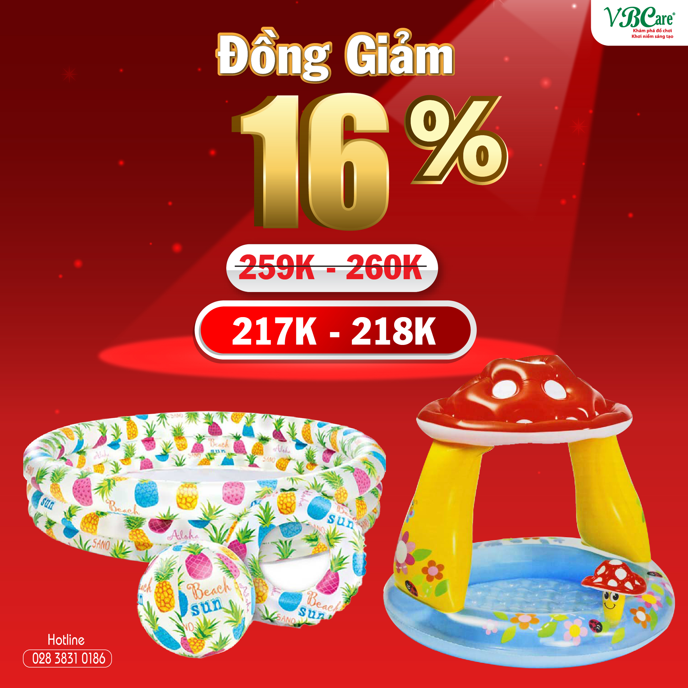 Đồ chơi đi biển ngày hè - phao chính hãng INTEX 