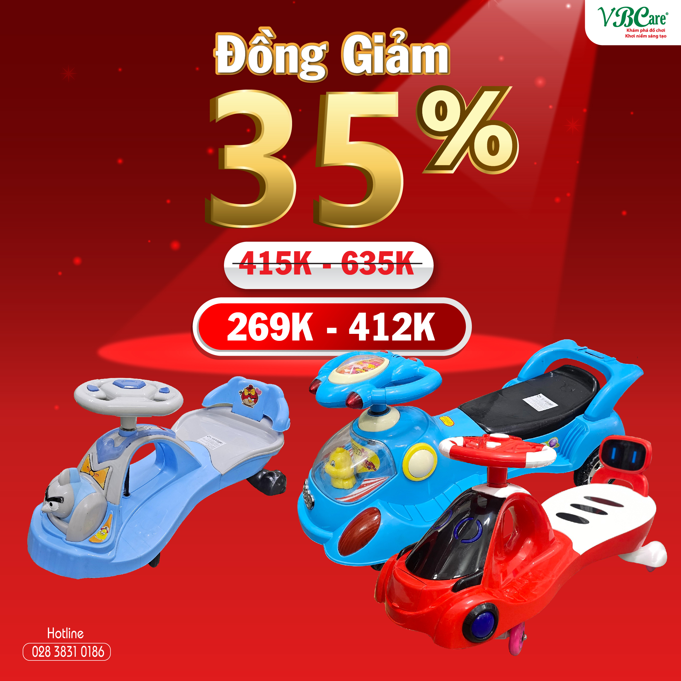 Đồ chơi rào banh, cầu trượt, xe chòi chân, xe điện bình, xe lắc, xe đạp