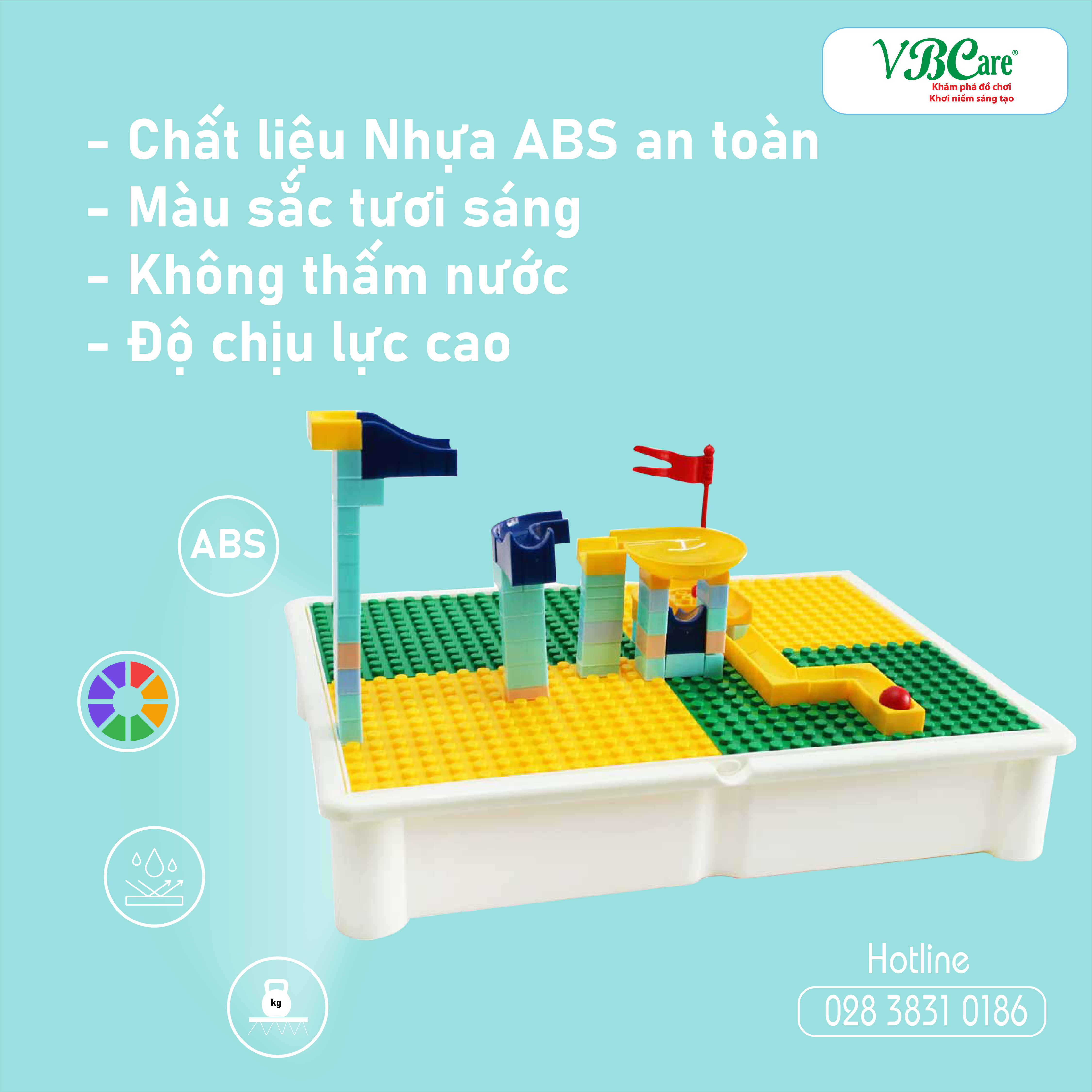 bàn lego, ban lego, bàn học xếp khối, ban hoc xep khoi